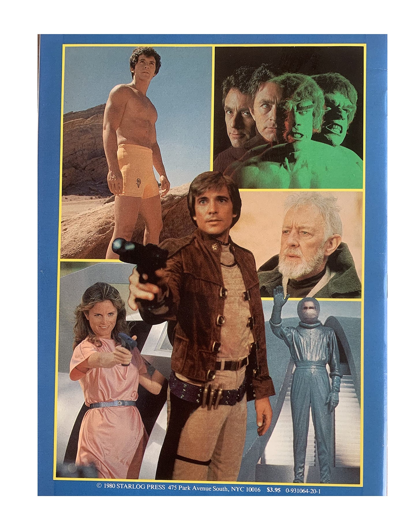 Vintage 1980 Starlog Photo Guidebook - Science Fiction Heroes - Paperback Book - Unsold Shop Stock