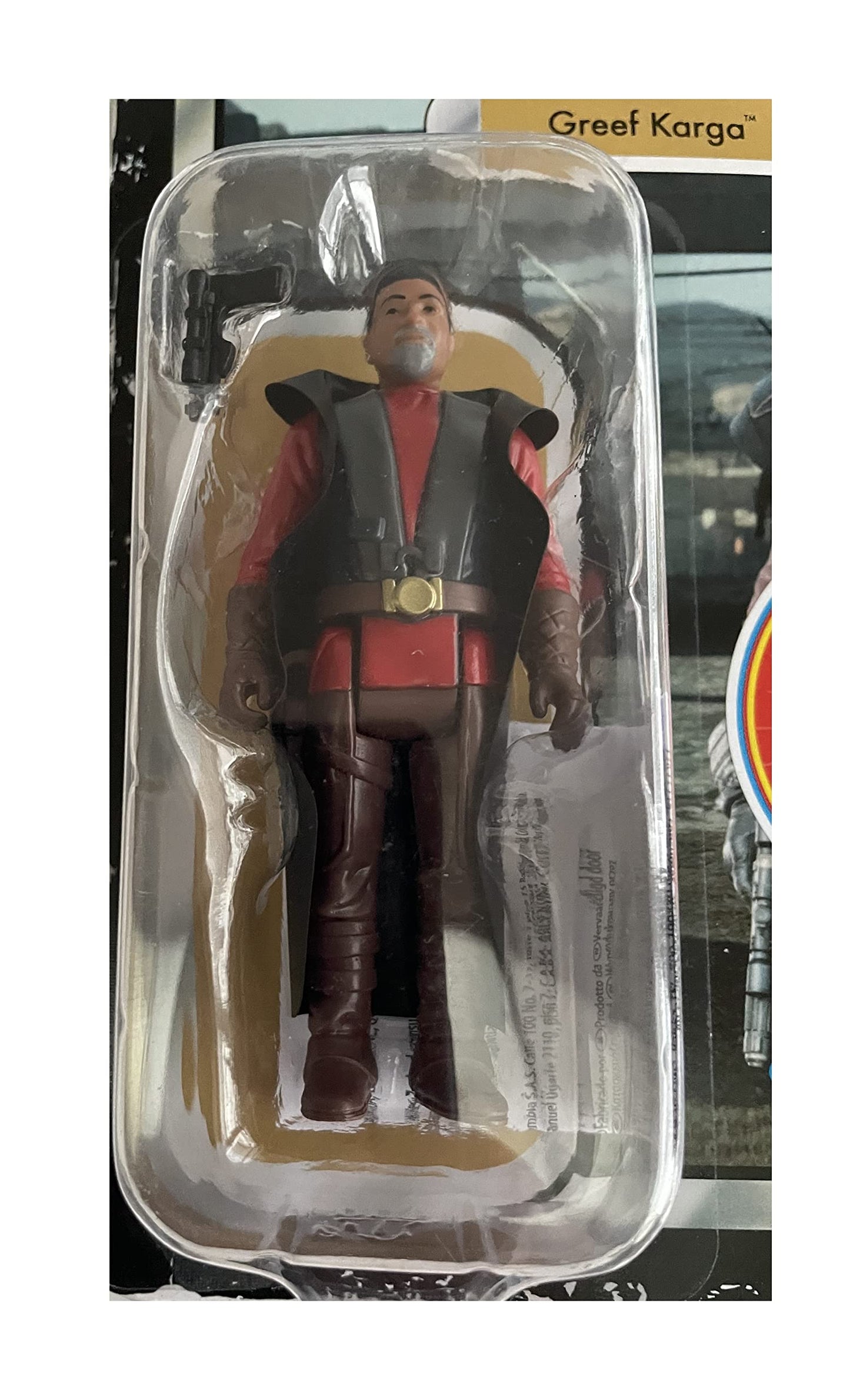 Star Wars Retro Collection - The Mandalorian - Greef Karga Action Figure With Blaster - Brand New Factory Sealed