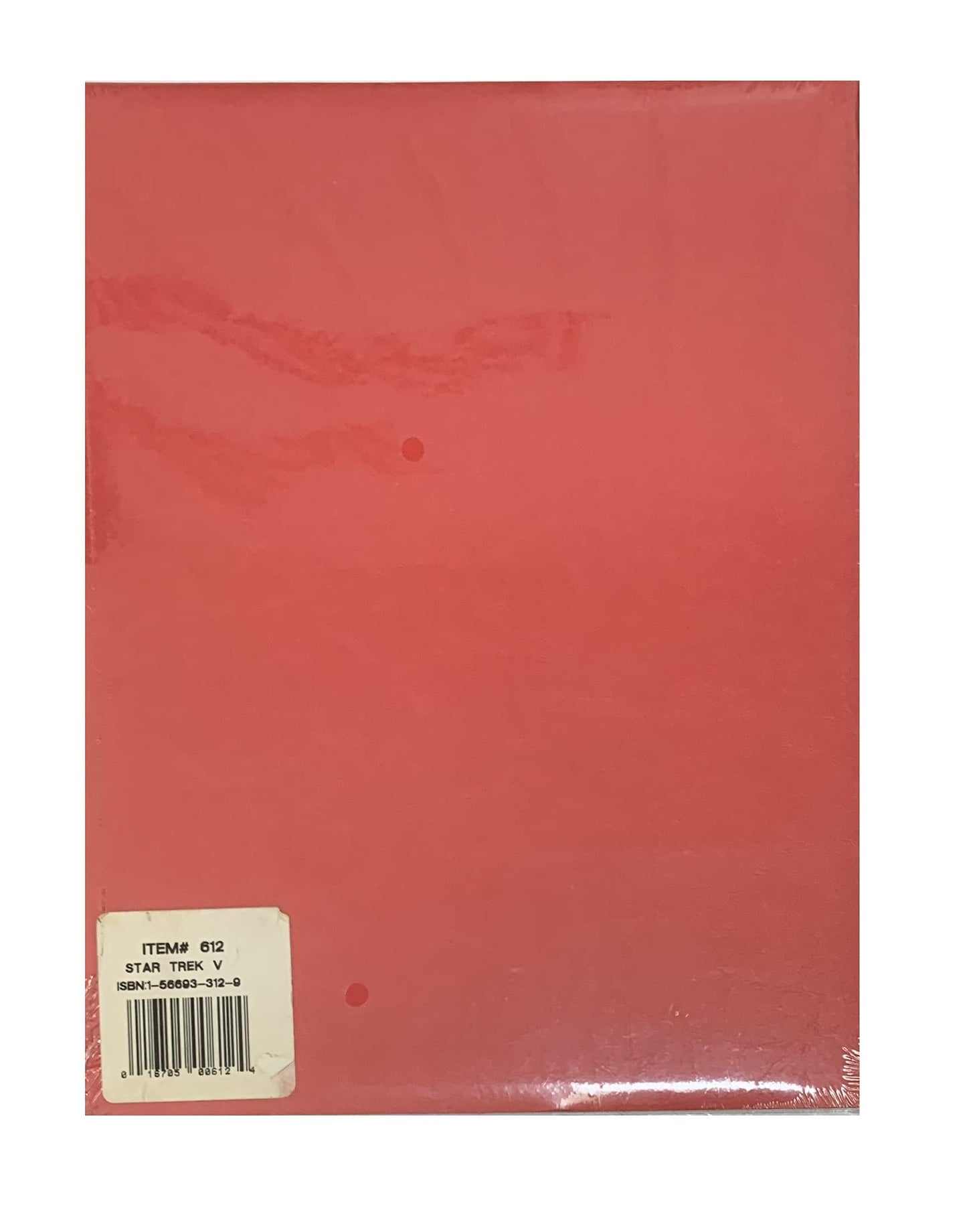 Vintage 1994 Star Trek V The Final Frontier Original Movie Script Collectors Edition - Brand New Factory Sealed Shop Stock Room Find