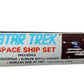 Vintage AMT 1983 Star Trek Snap Together Space Ship Model Set - 3 x Scale Models With Display Stand