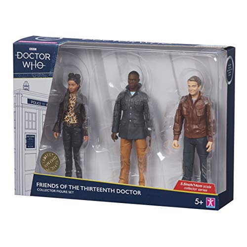 Dr Doctor Who Friends Of The Thirteenth Doctor Collector Action Figure set - Brand New Factory Sealed