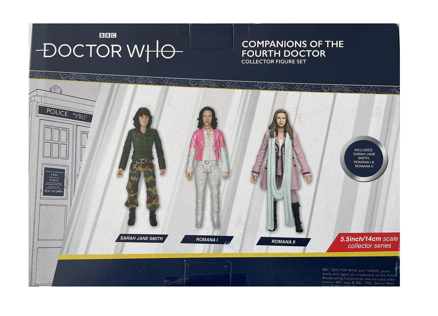 Dr Doctor Who Companions Of The Fourth Doctor Collector Action Figure set - Brand New Factory Sealed