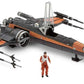 Star Wars The Last Jedi Disney Parks Exclusive Poe Dameron and X-wing Fighter Set - Mint In Sealed Box