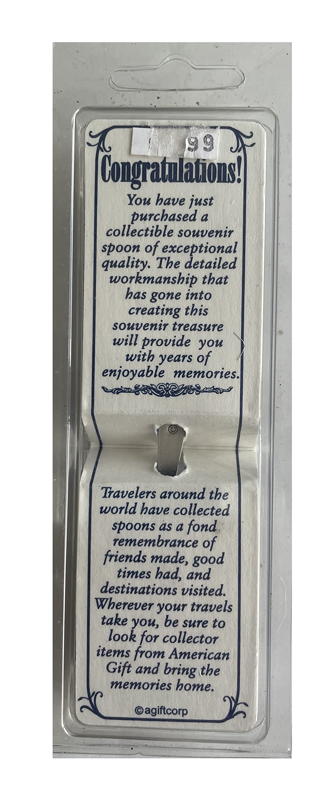 St Thomas Caribbean Island - Collectible Souvenir Spoon - Factory Sealed.