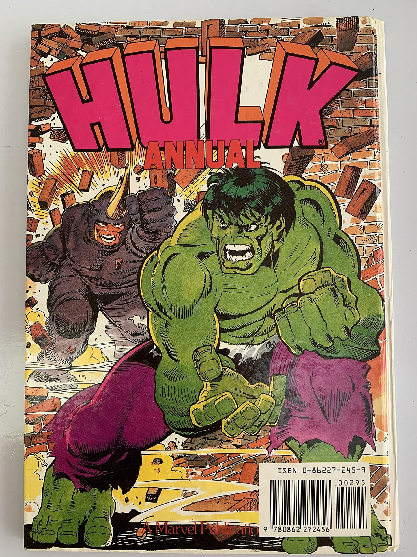 Vintage Marvels The Hulk Annual 1984