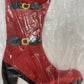 Novelty Ladies High Heel Christmas Stockn - Mantlepiece Stocking For Christmas Gifts - Sexy Xmas Stocking For Santa To Fill - Factory Sealed Shop Find.