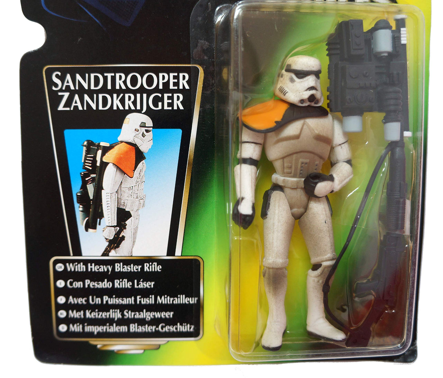 Vintage Star Wars The The Power Of The Force Sandtrooper Action Figure With Heavy Blaster Rifle - Shop Stock Room Find