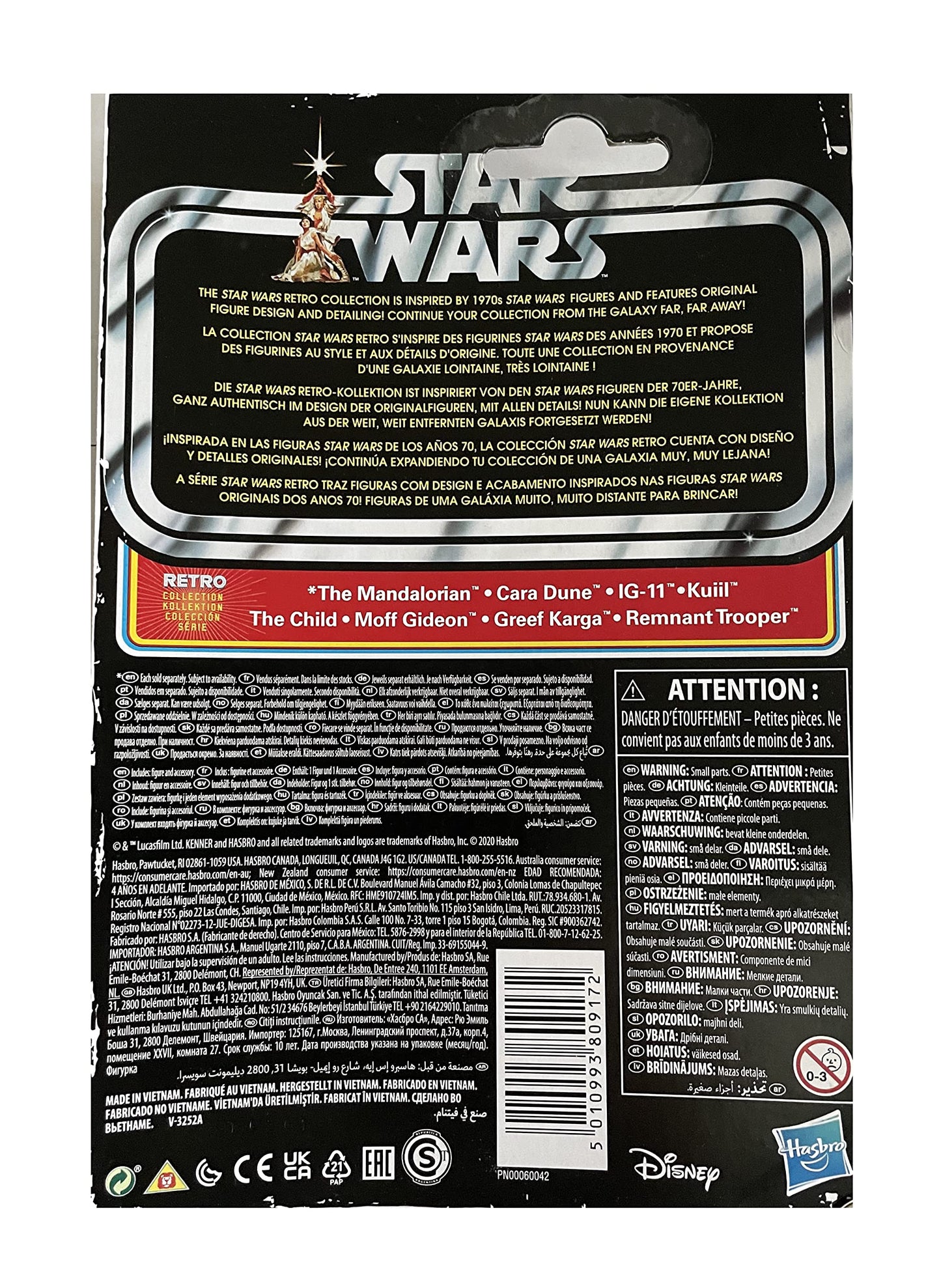Star Wars Retro Collection - The Mandalorian - Greef Karga Action Figure With Blaster - Brand New Factory Sealed