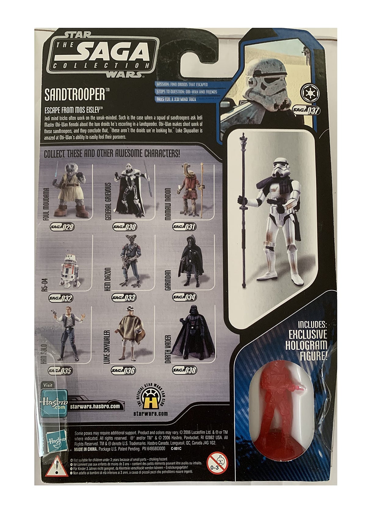 Vintage 2006 Star Wars The Saga Collection Episode IV A New Hope 