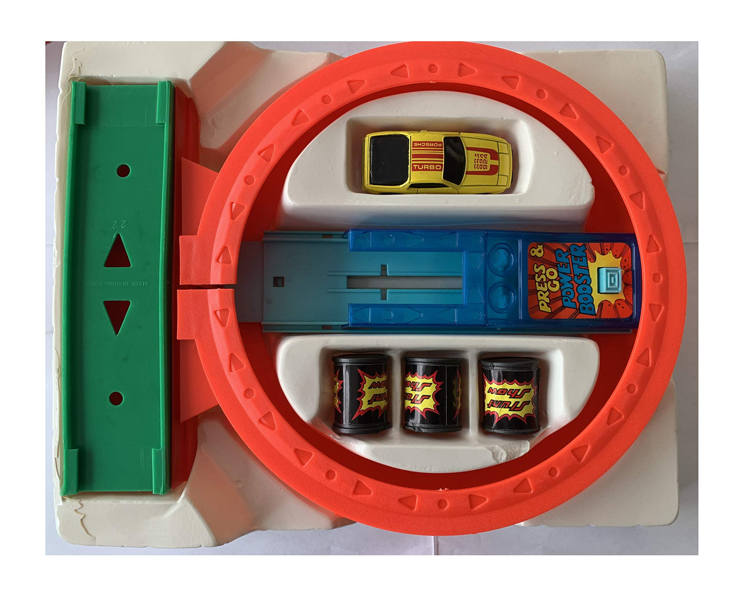 Vintage 1970s 2 In 1 Dare Devil Loop The Loop & Barrel Leap Stunt Car Set - Shop Stock Room Find
