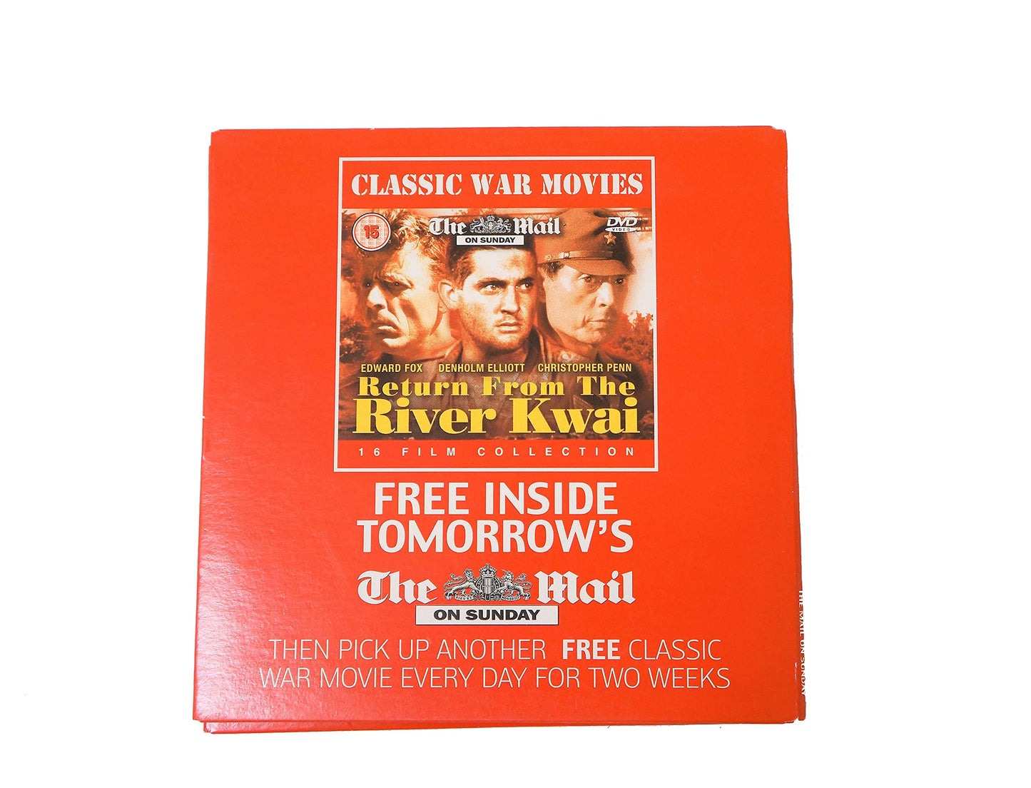 Vintage The Daily Mail Classic War Movies - Two Movies On One Disc - A Matter Of Life And Death & The Heroes Of Telemark - Shop Stock Room Find