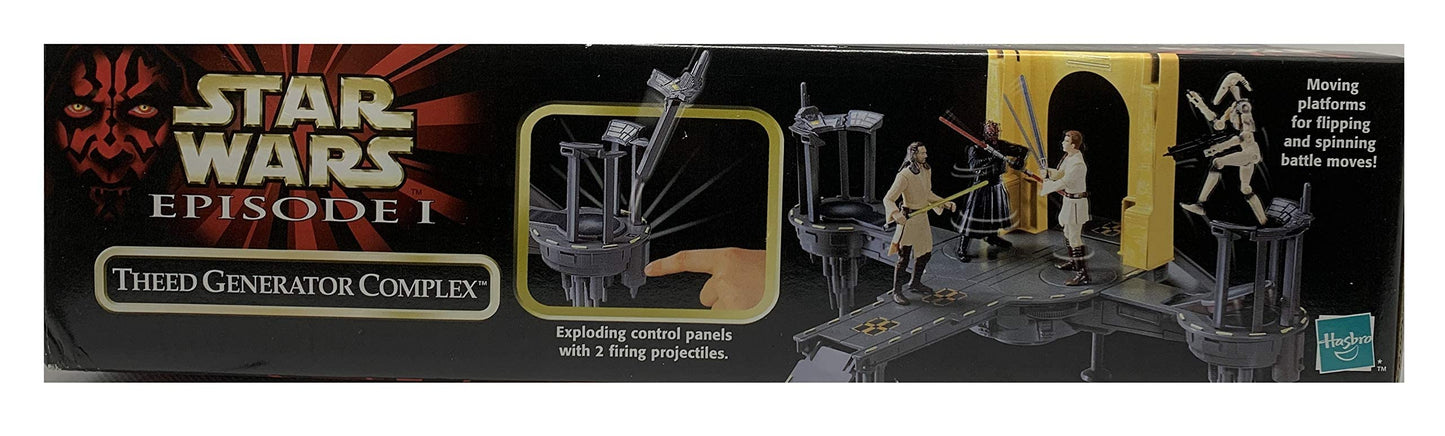 Vintage Star Wars 1999 Episode 1 Theed Generator Complex Playset With Battle Droid Action Figure - Brand New Factory Sealed Shop Stock Room Find
