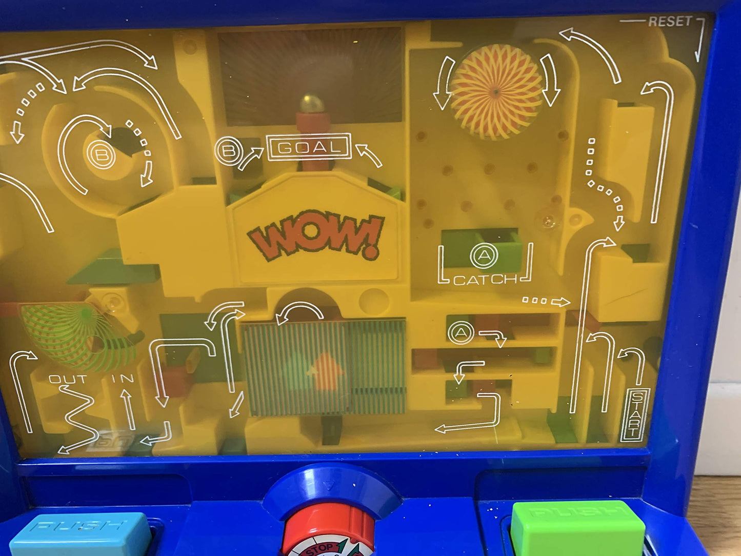 Vintage 1991 Tomy Battery Operated Electronic Ball Maze Game - In Full Working Order