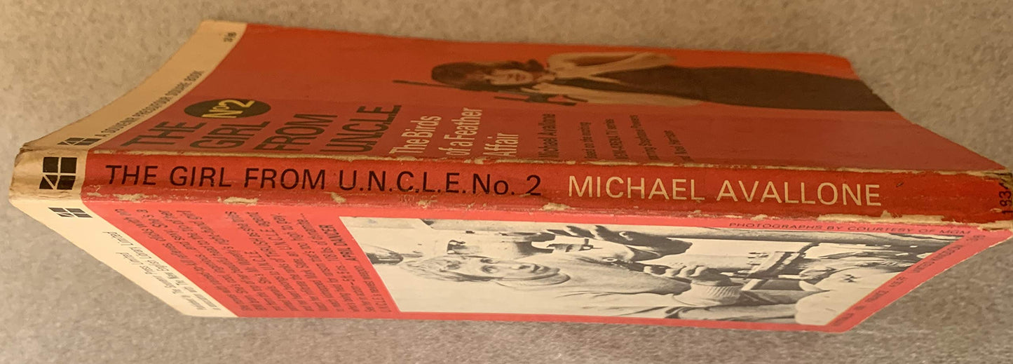 Vintage 1967 The Girl From UNCLE No. 2 The Birds Of A Feather Affair Paperback Novel By Michael Avallone