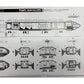 Vintage Gerry Andersons Space 1999 Set Of 4 Eagle Transporter Blueprints 25 Inches by 16 inches Black & White Poster Size Print On Card