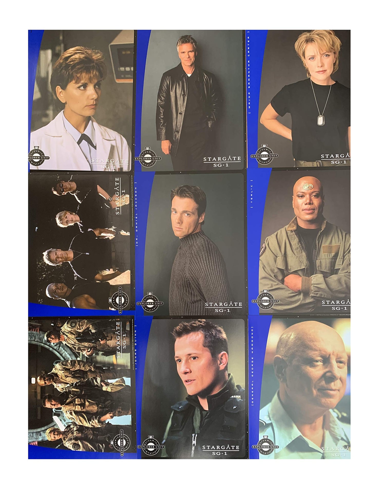 Vintage Ultra Rare 2003 Stargate SG-1 Explorer Unit Field Pack Year Two - Includes CD-Rom, Photos, Poster, Sticker, I.D Badges, Pin, Keyring & Classified Information - Former Shop Display Set