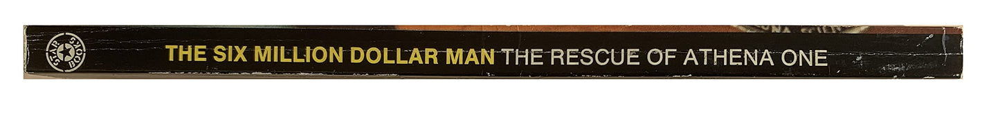 Vintage 1976 The Six Million Dollar man - The Rescue Of Athena One Paperback Book by Mike Jahn