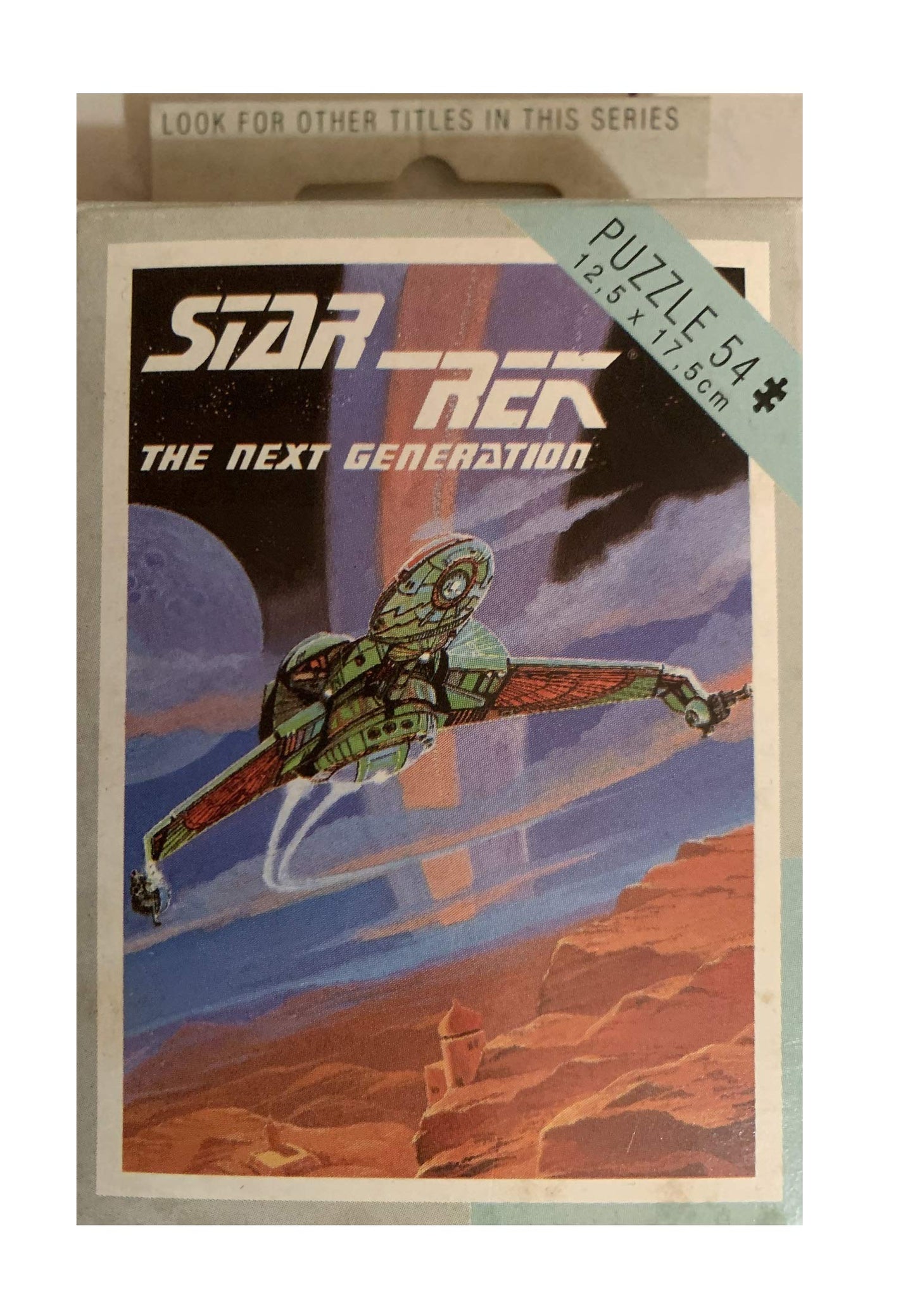 Vintage King 1993 Star Trek The Next Generation Klingon Bird Of Prey 54 Piece Jigsaw Puzzle - Shop Stock Room Find