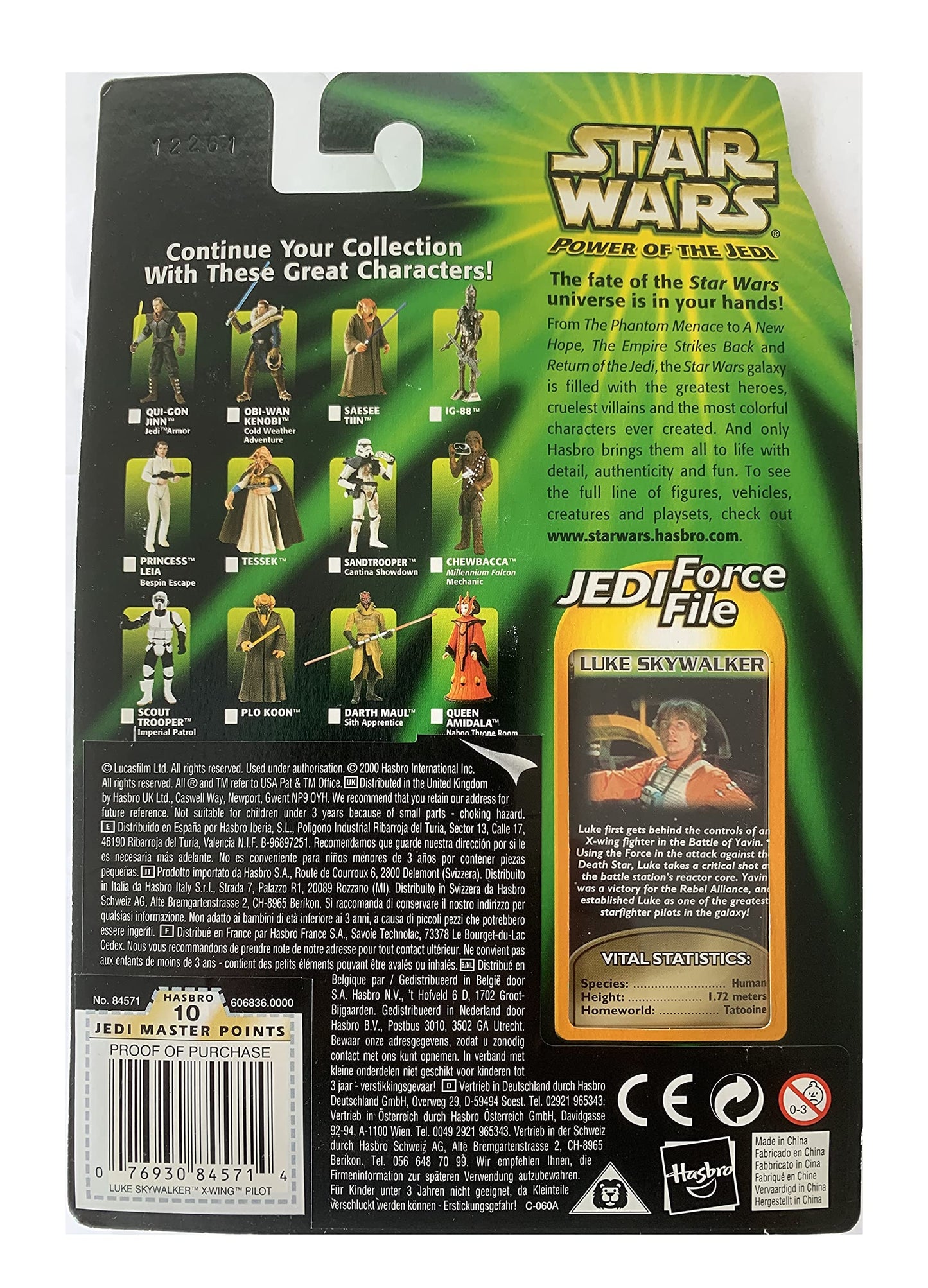 Vintage Star Wars The Power Of The Jedi Luke Skywalker X-Wing Pilot Action Figure