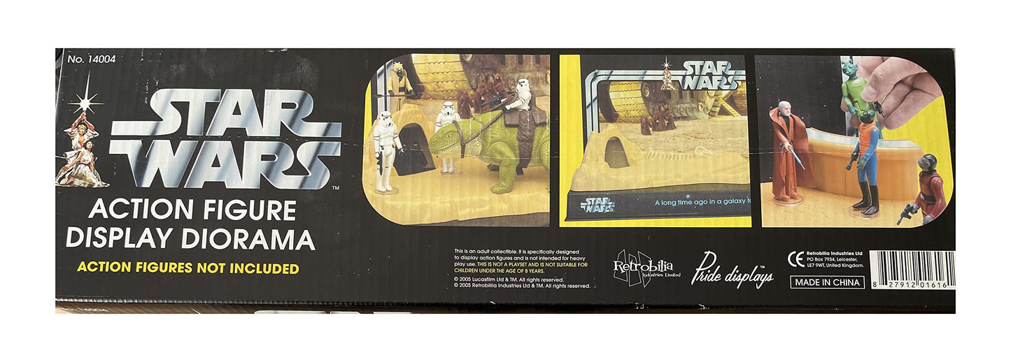Vintage 2005 Star Wars Action Figure Display Diorama With 50 Dual Location Figure Stands Included - Brand New Factory Sealed Shop Stock Room Find.