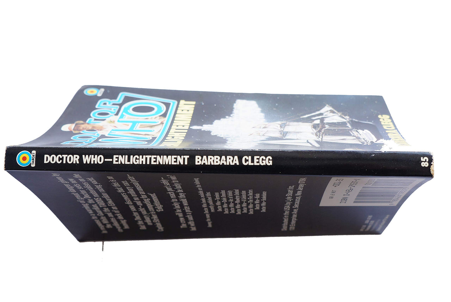 Doctor Who Enlightment Target Paperback Novel 1984 By Barbara Clegg