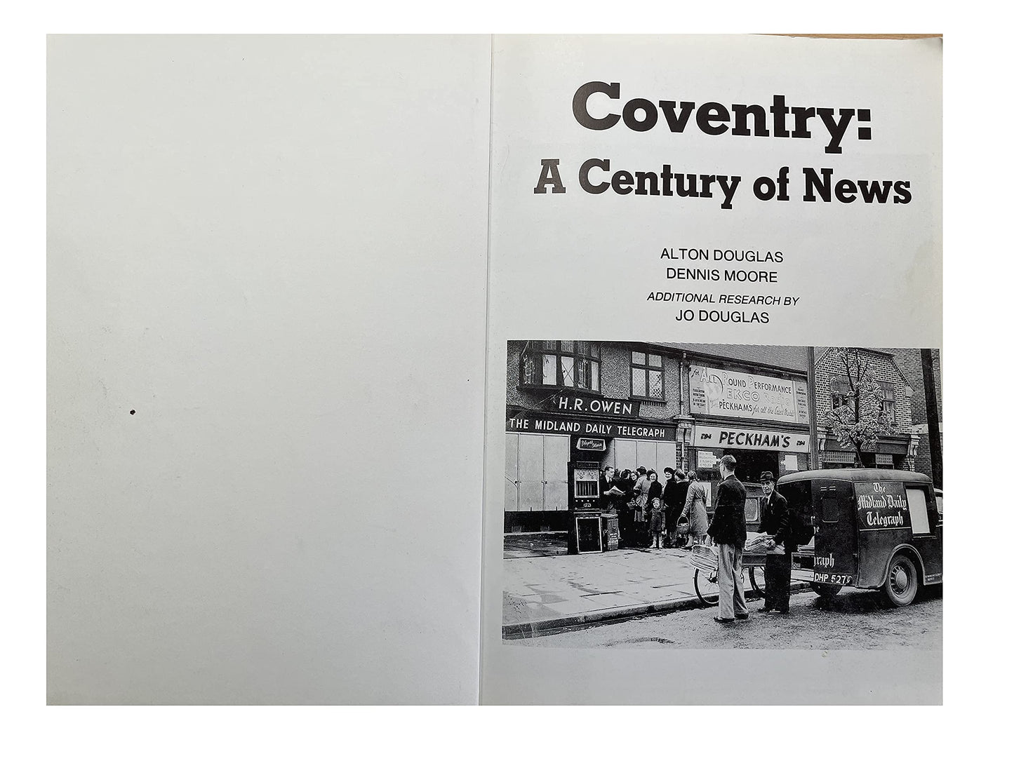 Vintage 2000 Coventry A Century Of News - Large Paperback Book