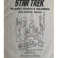 Vintage 1978 Star Trek Planet Ecnal's Dilema Coloring Book