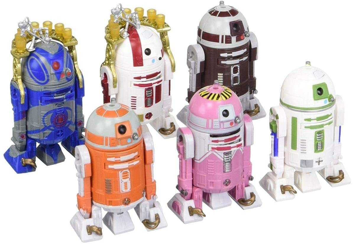 Star Wars Limited Edition Exclusive Astromech Droid Six Figure Pack Action Figure Set EE Exclusive In R2-D2 Shape Box