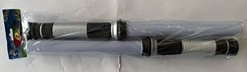 Star Wars Style Lightsaber Twin Pack Of 2 Toy Laser Sword with Sound Effects and Lights And Link Together - Shop Stock Room Find