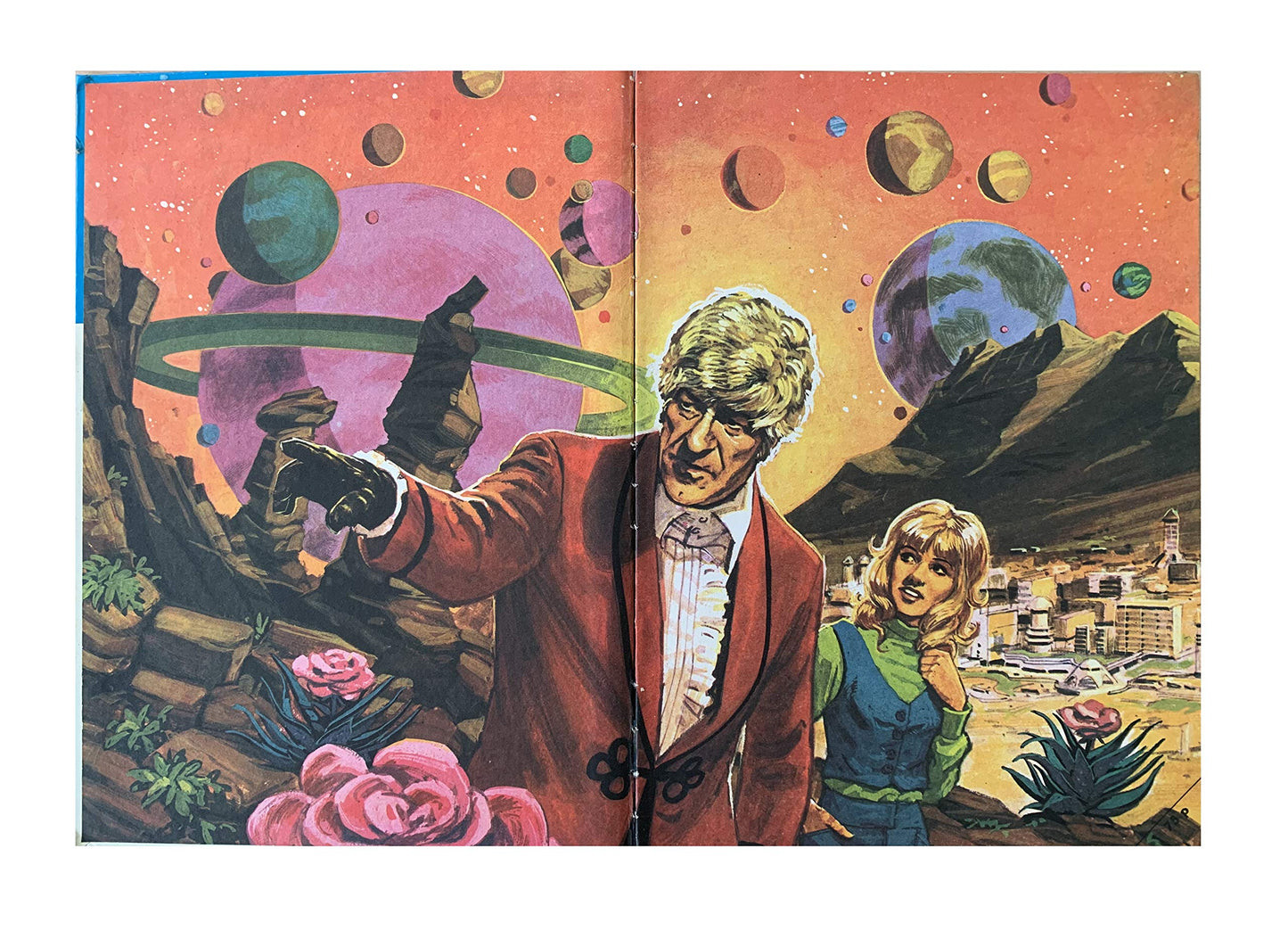 Vintage The Dr Who Annual 1974 Starring Jon Pertwee