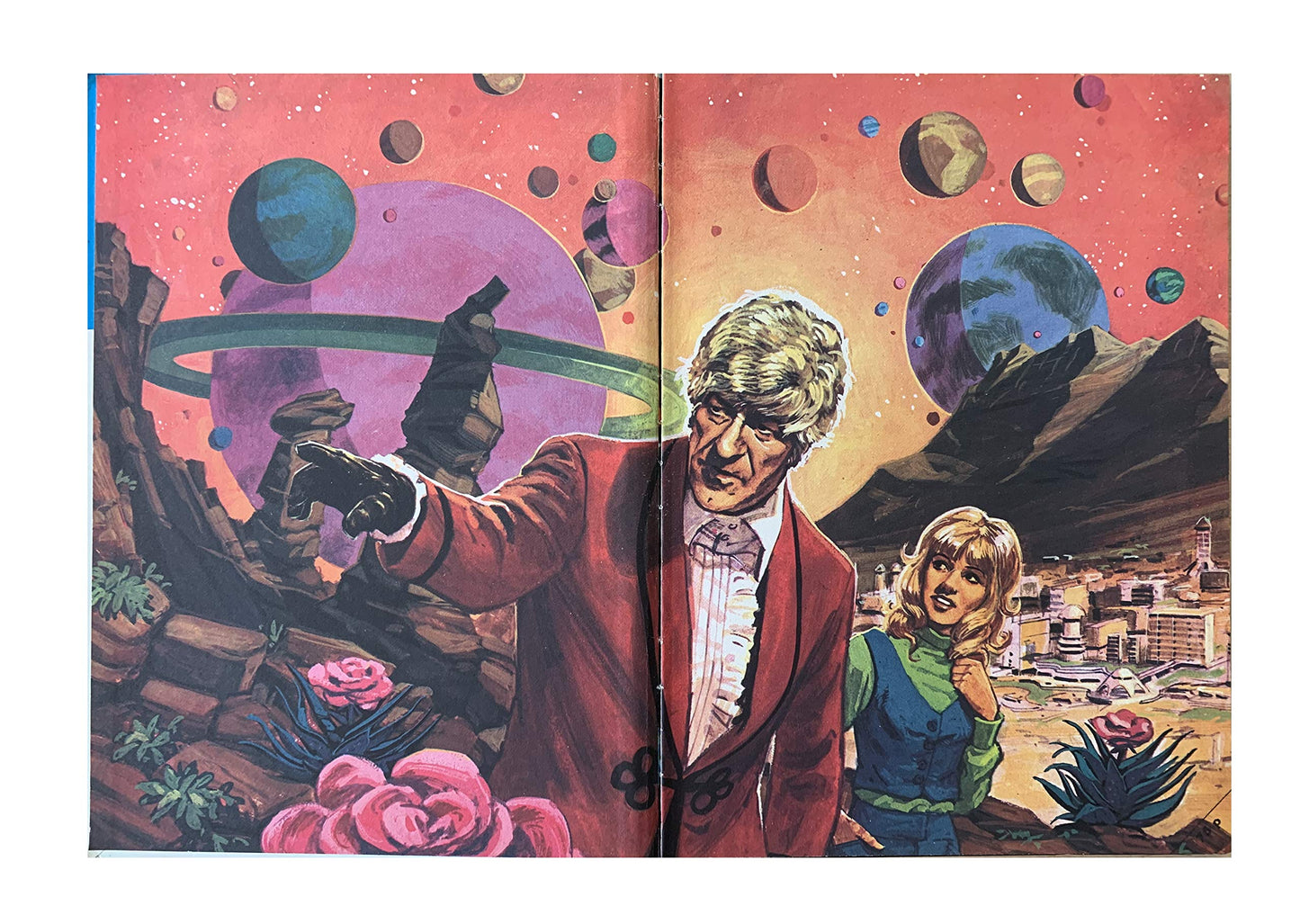 Vintage The Dr Who Annual 1974 Starring Jon Pertwee