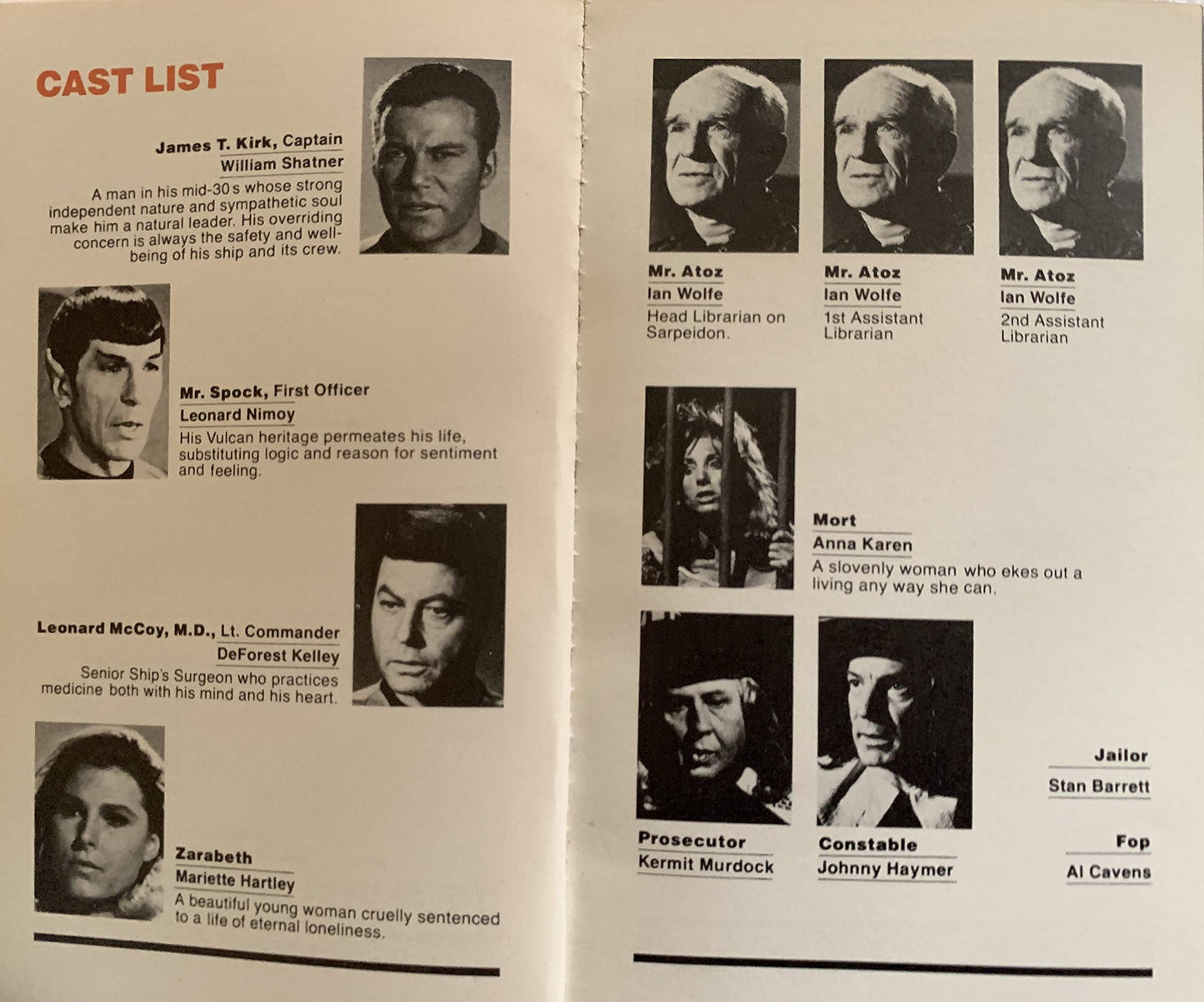 Vintage 1978 Star Trek Fotonovel No. 6 All Our Yesterdays Paperback Book - Former Shop Stock