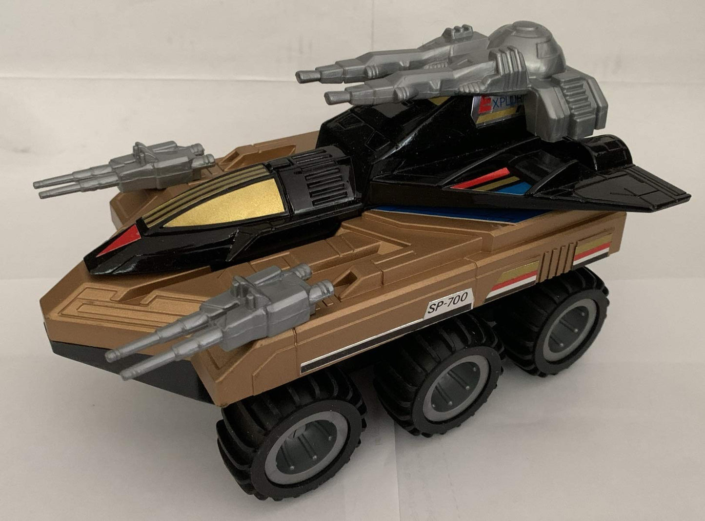 Vintage 1980s 2 In 1 Friction Drive Gold Space Cruiser Explorer II SP 700 - The Guardian Of The Galaxy - Pull Back & Go Action - - Shop Stock Room Find