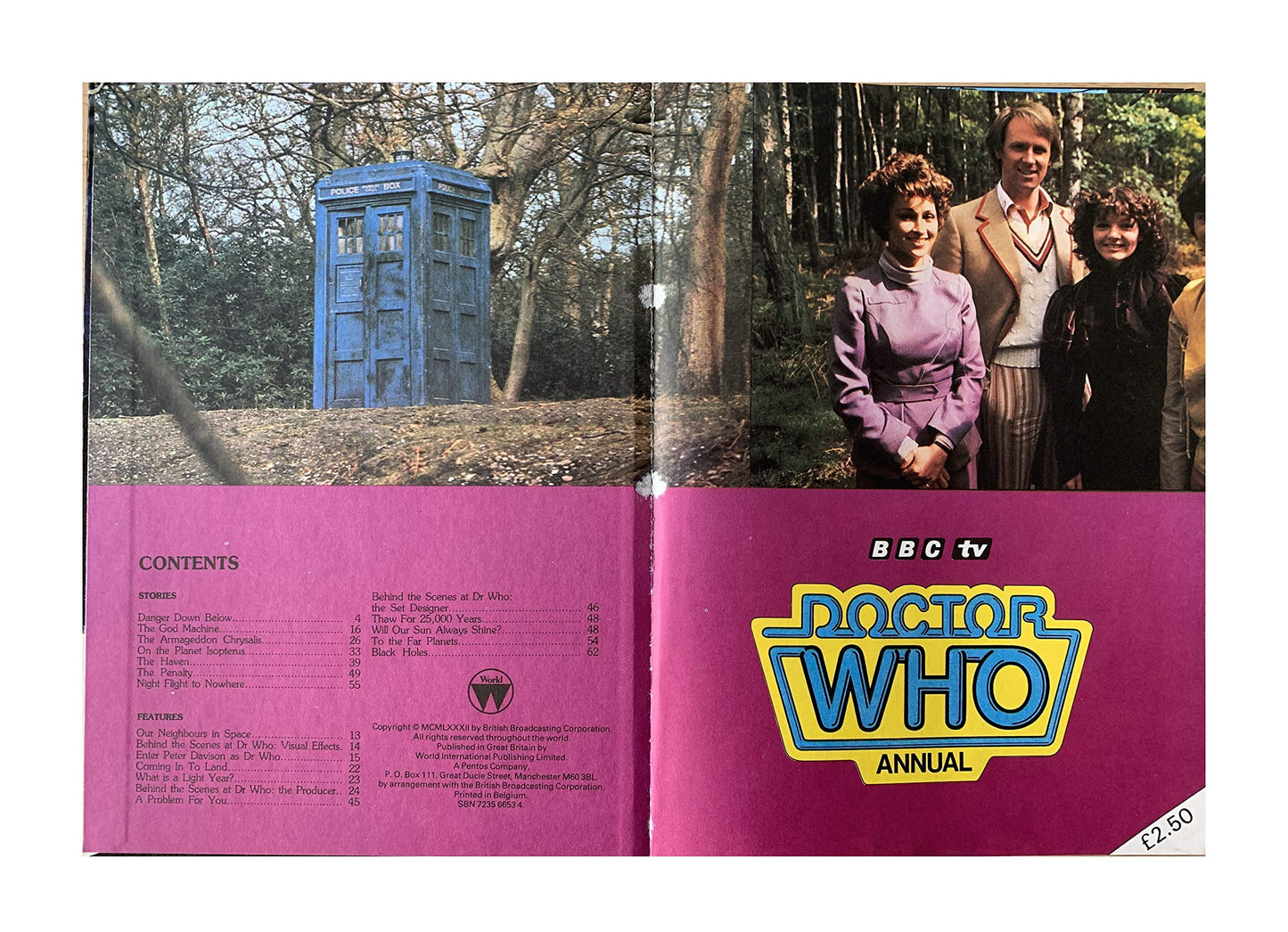 Vintage 1983 The Doctor Who Annual - Shop Stock Room Find