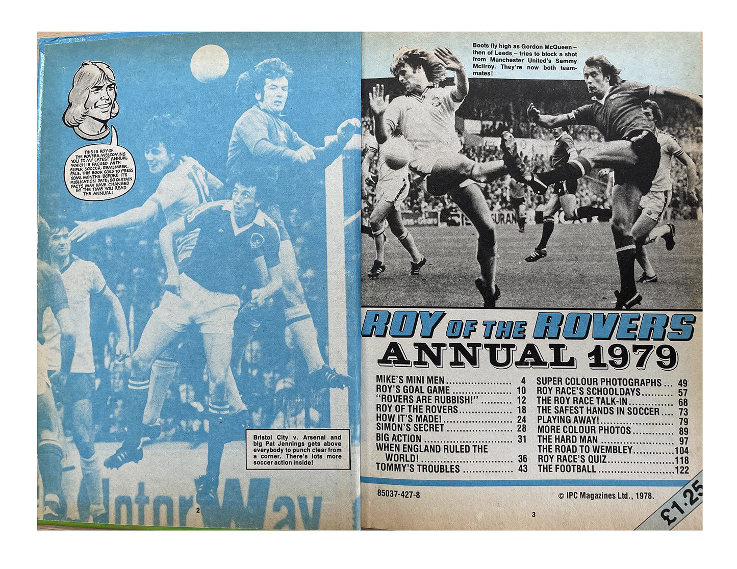 Vintage Roy Of The Rovers Annual 1979