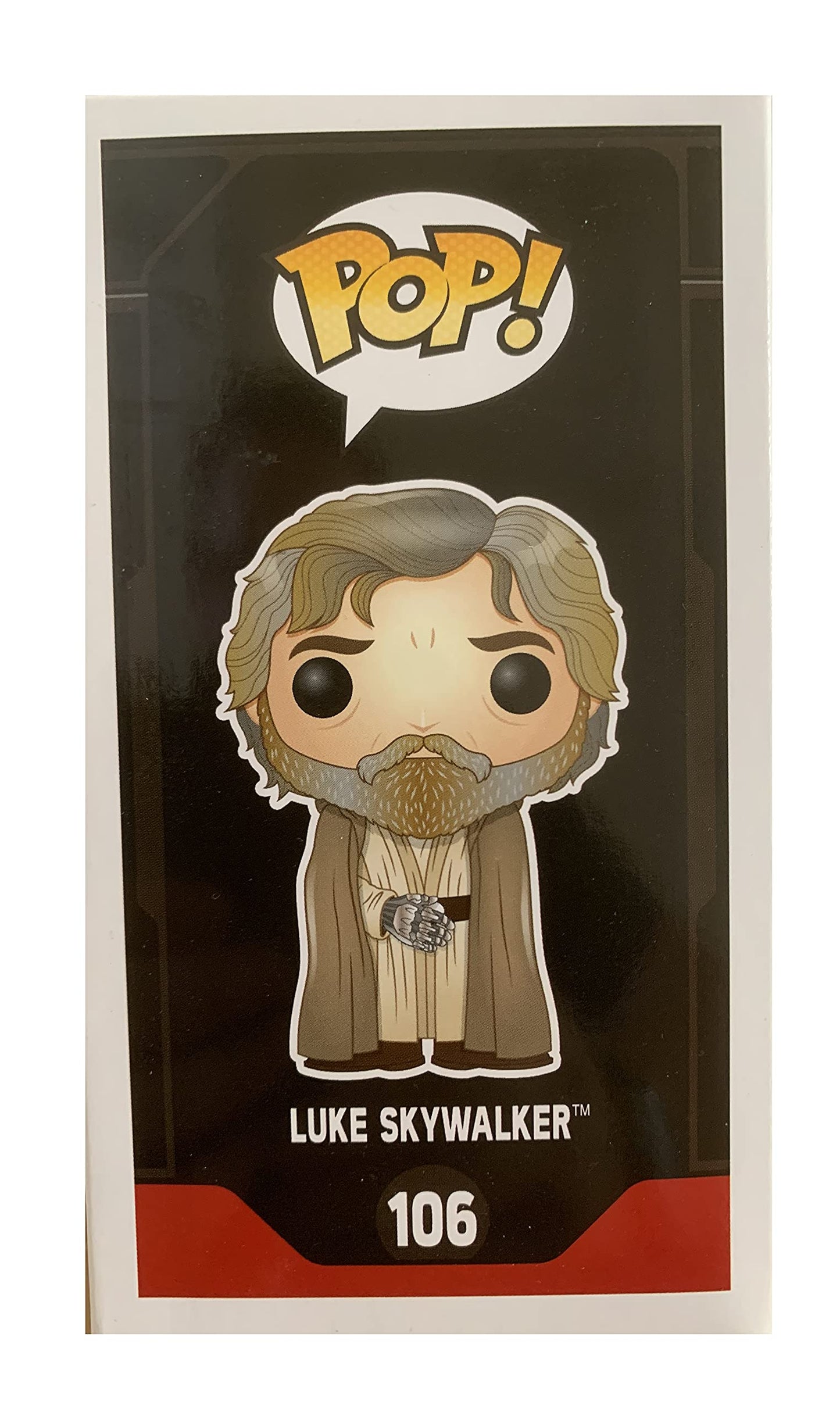 Funko 2016 - Star Wars The Force Awakens - Luke Skywalker Pop Vinyl Bobble Head Figure - Brand New Shop Stock Room Find