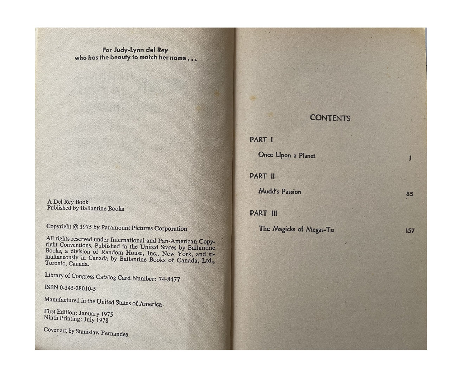 Vintage 1978 Star Trek Log Three - Adapted From The Animated TV Series - Paperback Book - By Alan Dean Foster