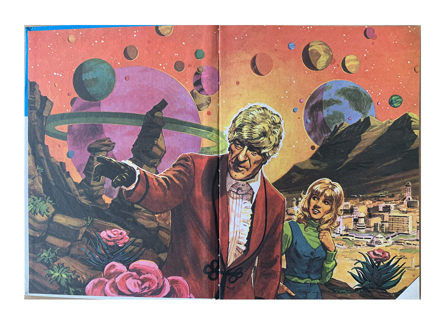 Vintage The Dr Who Annual 1974 Starring Jon Pertwee
