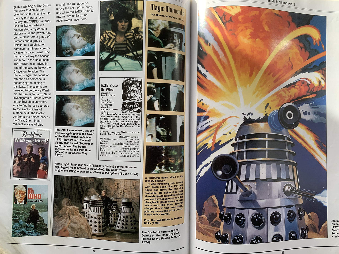 Vintage 1993 Doctor Who Timeframe: An Illustrated History By David J Howe - Large Paperback Book