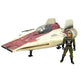 Vintage Kenner 1996 Star Wars Power Of The Force A-Wing Fighter Space Vehicle
