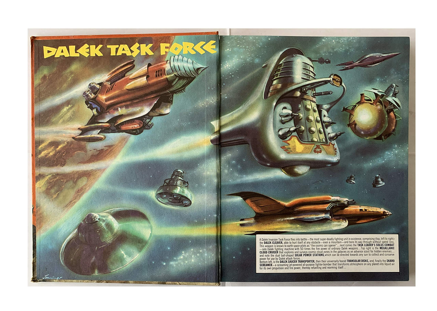 Vintage Terry Nations The Dalek World Book Annual 1966