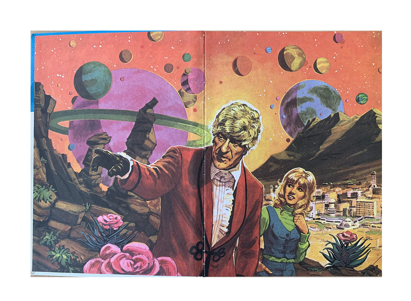 Vintage The Dr Who Annual 1974 Starring Jon Pertwee