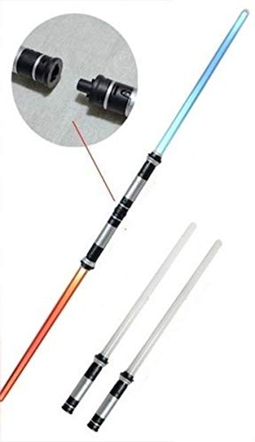 Star Wars Style Lightsaber Twin Pack Of 2 Toy Laser Sword with Sound Effects and Lights And Link Together - Shop Stock Room Find