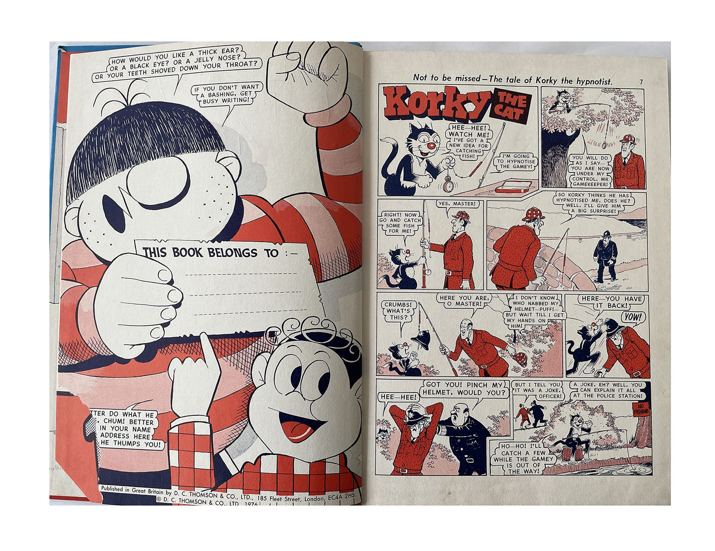 Vintage 1977 The Dandy Book Annual