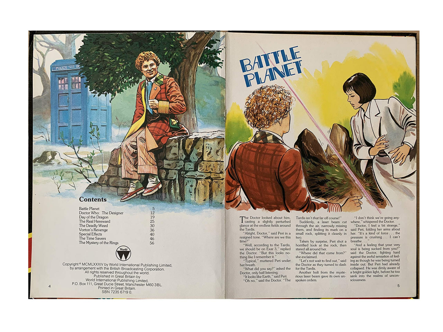 Vintage Doctor Who Annual 1985 21st Anniversary Issue Starring Colin Baker