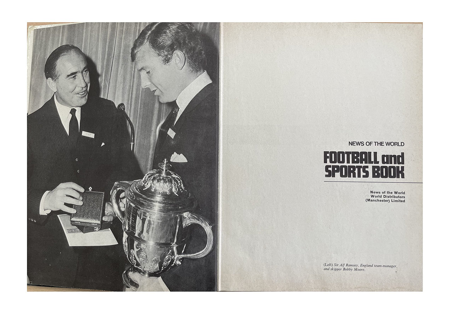Vintage 1969 News Of The World Football And Sports Annual