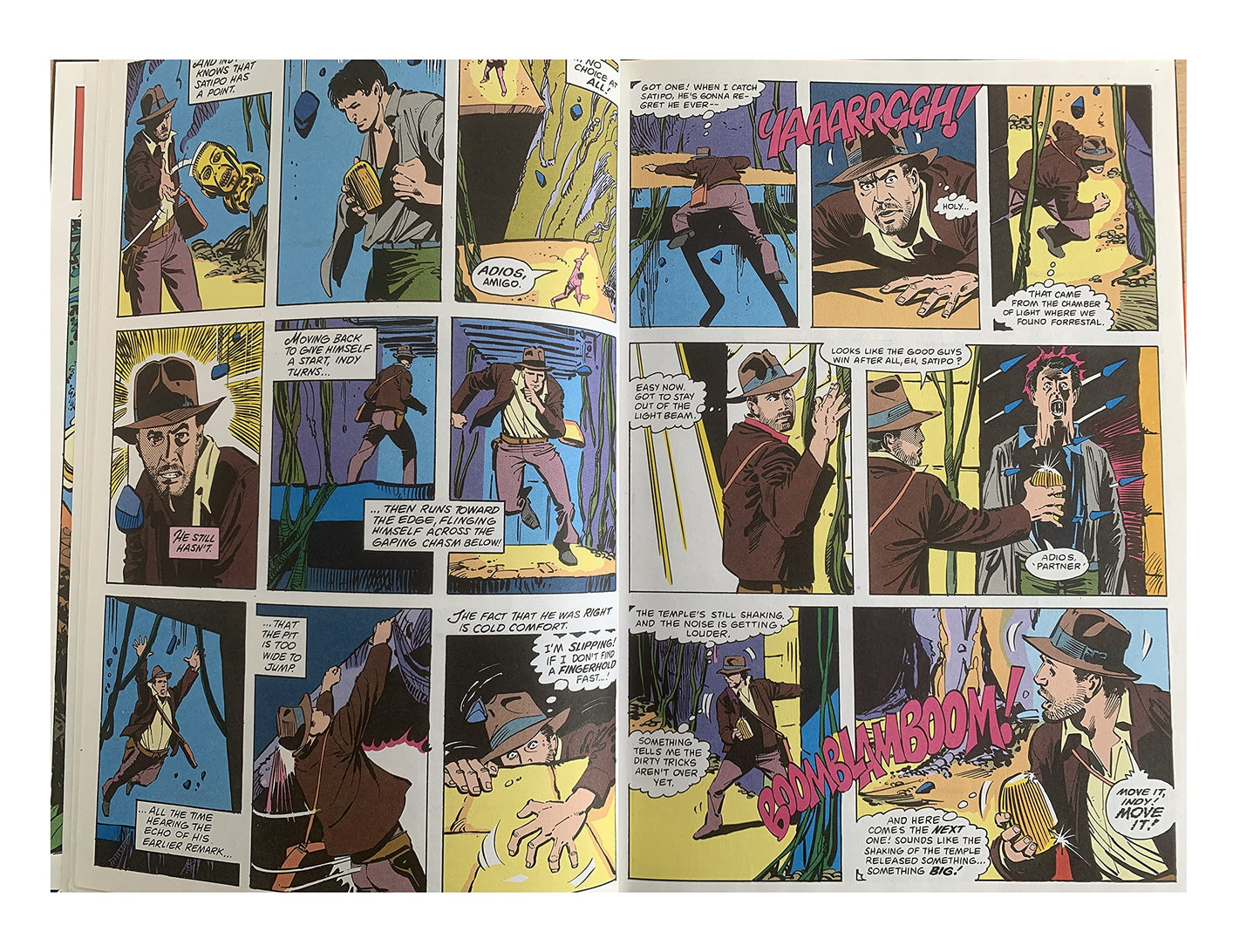 Vintage 1982 Raiders Of The Lost Arc Storybook Annual Based On The Movie - Unsold Shop Stock Room Find