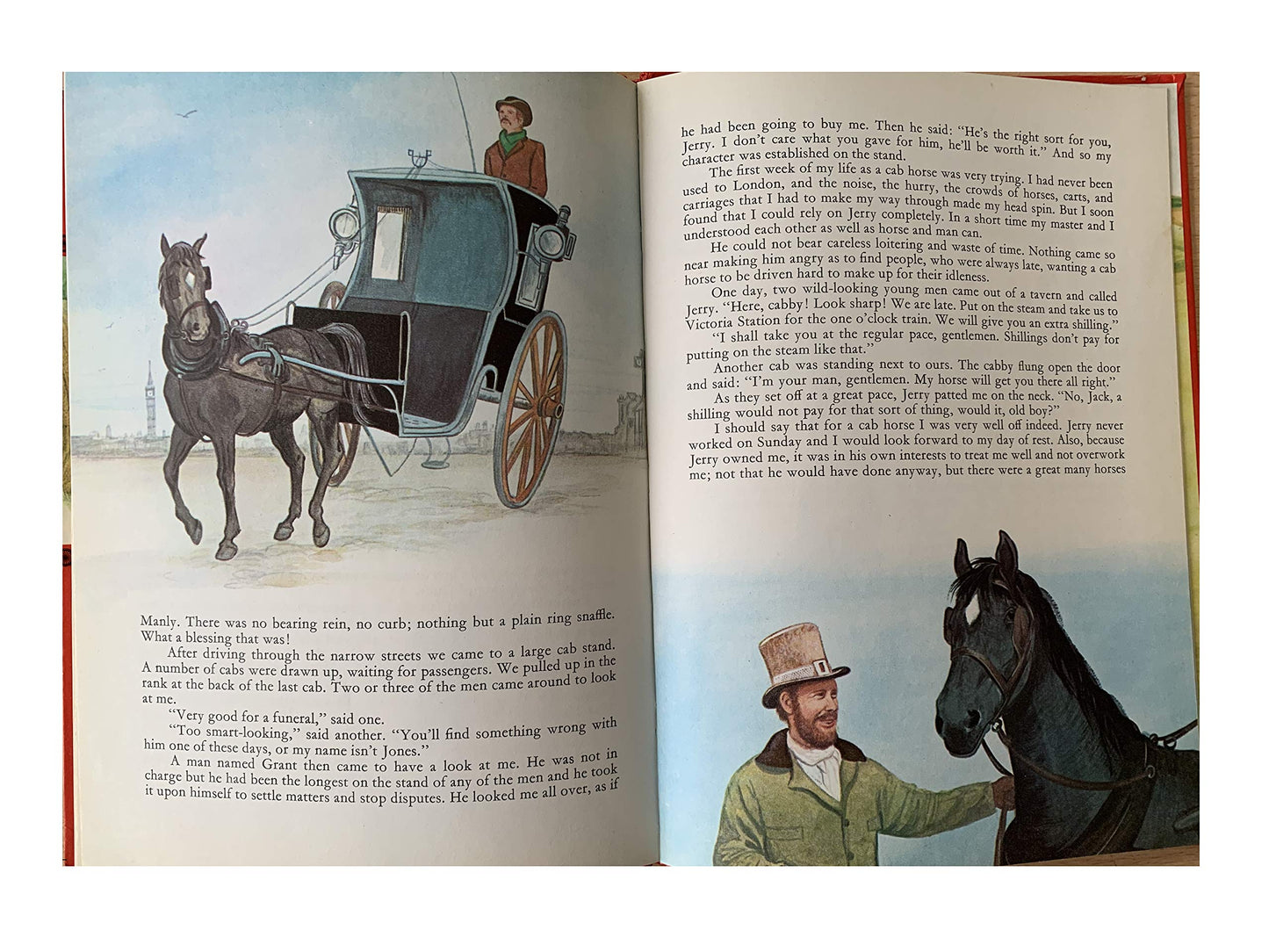 Vintage 1975 Black Beauty Hardback Book