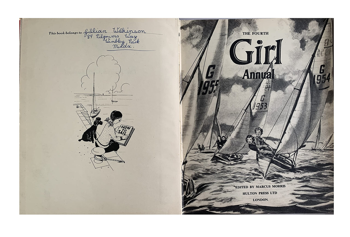 Vintage Girl Annual Number 4 from 1955