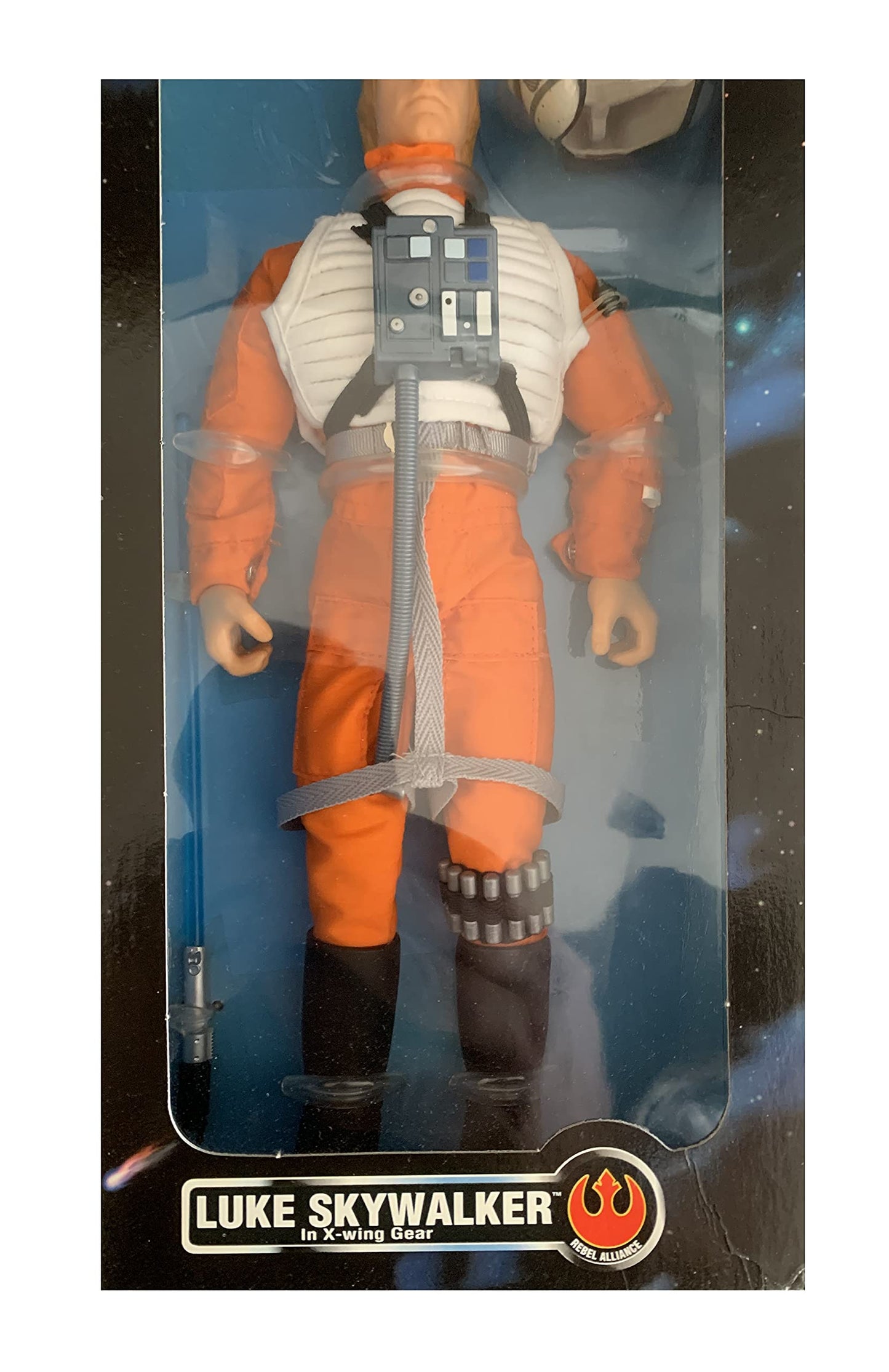 Vintage 1996 Star Wars Collector Series Luke Skywalker In X-Wing Gear 12 Inch Fully Poseable Action Figure, Authentically Styled Outfit and Accessories - Brand New Shop Stock Room Find